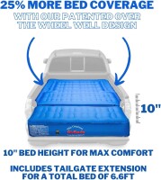 AirBedz Ladeflächen Luftmatratze elektrisch für 5.5ft bis 5.8ft Bed Dodge Ram, Chevrolet Silverado, Ford Pick Up usw