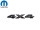 RAM Emblem Heckklappe 4x4 Black Edition orig. Mopar Dodge Ram Gen.4 2009-2024