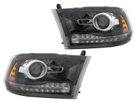 Projektorscheinwerfer Black Edition Paar Dodge Ram Gen.4...