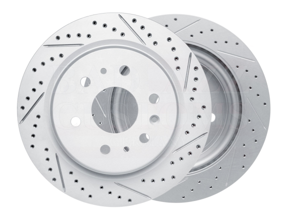 Ultra Performance Bremsscheiben Paar Hinterachse Chevrolet Silverado GMC Sierra 1500 2019-2024