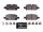 Ultra Performance Carbon Bremskit Hinterachse Chevrolet Silverado GMC Sierra 1500 2019-2024