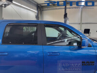 Windabweiser Seitenscheiben Putco Element 4er Set steckbar Dodge Ram Gen.4 Crew Cab (lange Kabine) 2009-2024