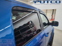 Windabweiser Seitenscheiben Putco Element 4er Set steckbar Dodge Ram Gen.4 Crew Cab (lange Kabine) 2009-2024