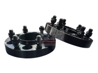 Spurplatten 25mm pro Seite schwarz eloxiert Paar 2Stk....