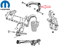 Querlenker oben links orig. Mopar Dodge Ram 1500 Gen.5 2019-2025