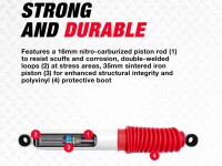 Stoßdämpfer Nitro Shocks Rancho RS5000X VA Dodge Ram 1500 Gen.3 2006-2008
