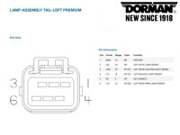 Stecker Reparatursatz Rückleuchten Dodge Ram Gen.4 2013-2024