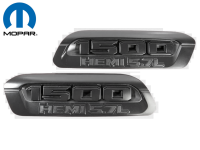 RAM Emblem 5.7HEMI Motorhaube black Mopar Paar Ram DT Gen.5