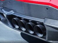 Corvette C8 Stingray NAP Klappenauspuffanlage mit Heckdiffusor Carbon klar lackiert