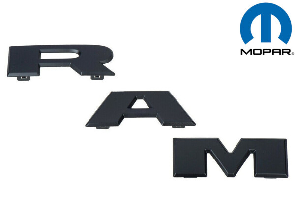 RAM Emblem Grill  black Mopar Ram DT Gen.5