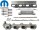 Krümmer Set mit Befestigungsplatten orig.Mopar Ram 1500 2500 5.7 Gen.4 2019-2024 rechts