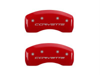 Bremssattel Cover rot Corvette C6 Base Model 2005-2013