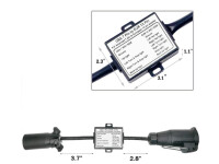 Anhängerkupplung Elektro Konverter Adapter US 7...