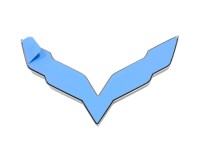 Corvette C7 Emblem Motorhaube Chrom orig. GM