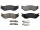 TEC Bremsbeläge VA Dodge Ram 1500 Gen.3 2003-2005 Dodge Durango 2003