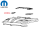 Lufteinlass Attrappe Motorhaube rechts orig. Mopar Ram 1500 Gen.5 2019-2024