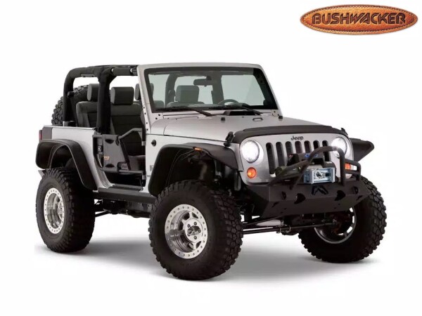 Bushwacker Kotflügelverbreiterungen Flat Style Style Jeep Wrangler JK 2 Türer mit TÜV