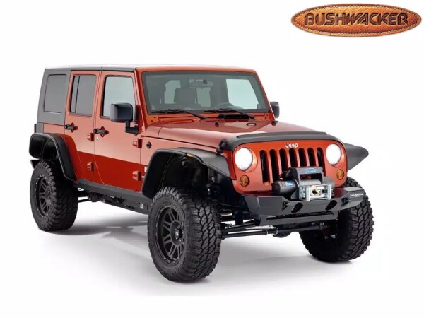 Bushwacker Kotflügelverbreiterungen Flat Style Style Jeep Wrangler JK 4 Türer mit TÜV
