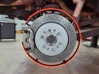 LED Multi Color Wheel Rings Felgenbeleuchtung mit Bluetooth App und Fernbedienung