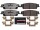 Carbon Fiber Extreme Performance Bremsbeläge HA Chevrolet GMC Pick Up und SUV 2007-2020 Cadillac Escalade 1999-2014