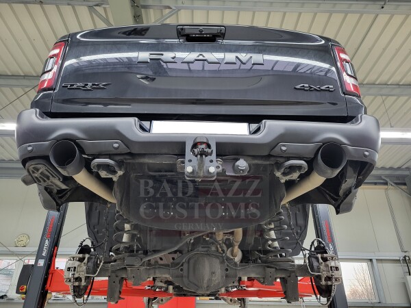 Ram TRX Gen.5 6.2 V8 Grail Klappenauspuff Anlage mit schwarzen Endrohren