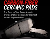 Carbon Fiber Extreme Performance Bremsbeläge VA Dodge Challenger Charger 2006-2023 Jeep Grand Cherokee 2006-2010