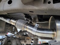 NAP Klappenauspuff mit schwarzen Endrohren Ford F150 5.0 V8 2021-2025