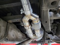NAP Klappenauspuff mit schwarzen Endrohren Ford F150 5.0 V8 2021-2025