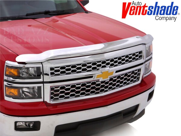 Motorhaubenwindabweiser Bugshield Hood Deflector Chrom Chevrolet Silverado 1500 2014-2018